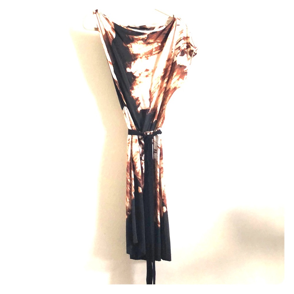 Robert Rodriguez asymmetrical silk dress